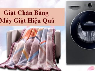 giặt chăn bằng máy giặt