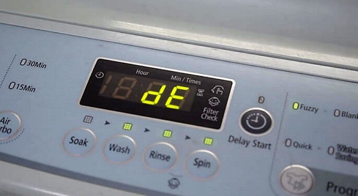 sửa máy giặt LG báo lỗi DE